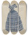 Triptych art skateboard deck of Bessie Forman Dress_5 by Bessie Forman