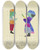 Triptych art skateboard deck of John Elsas Reisen Die Bilder Ber Die Schweiz by John Elsas (1851-1935)