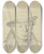 Triptych art skateboard deck of Carl Hoff Portrait Of Ritmeyer by Carl Hoff (1807-1862)