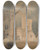 Triptych art skateboard deck of John Thirtle Castle Acre Priory by John Thirtle (1777-1839)