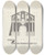 Triptych art skateboard deck of James Jones Mision San Francisco De Asis_1 by James Jones