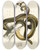 Triptych art skateboard deck of Sir Andrew Smith Bucephalus Capensis Var A by Sir Andrew Smith (1797-1872)