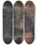 Triptych art skateboard deck of Dominik Skuteck Before Lunch by Dominik Skutecky (1849-1921)