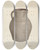 Triptych art skateboard deck of Richard Barnett Stoneware Pitcher by Richard Barnett