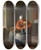 Triptych art skateboard deck of Jeanfranois Millet The Knitting Lesson_2 by Jean-Franois Millet (1814-1875)