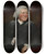 Triptych art skateboard deck of Sir Henry Raeburn Portrait Of Thomas Wood_2 by Sir Henry Raeburn (1756-1823)