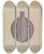 Triptych art skateboard deck of John Dana Bottle by John Dana (1935)