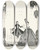Triptych art skateboard deck of Harry Clarke What Is Not The Key Of My Closet Among The Rest by Harry Clarke (1889-1931)