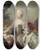 Triptych art skateboard deck of Carl Gustaf Pilo Louise Frederik Vs First Queen In Her Coronation Robes by Carl Gustaf Pilo (1711-1793)