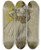 Triptych art skateboard deck of Edgar Degas Danseuse_3 by Edgar Degas (1834-1917)
