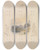 Triptych art skateboard deck of Joseph Mallord William Turner Design For An Illustration For Walter Scotts Lady Of The Lake Loch Achray by Joseph Mallord William Turner (1775-1851)