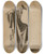 Triptych art skateboard deck of Kenyon Cox Untitled Drapery Study by Kenyon Cox (1856-1919)