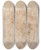 Triptych art skateboard deck of Girolamo Da Carpi Soldiers Carrying Urns by Girolamo Da Carpi (1501-1556)
