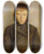 Triptych art skateboard deck of Erik Werenskiold Ung Rdhret Gutt by Erik Werenskiold (1855-1938)