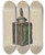 Triptych art skateboard deck of Walter Hochstrasser Lantern_2 by Walter Hochstrasser (20-)
