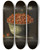 Triptych art skateboard deck of Adriaen Coorte Wild Strawberries In A Wan Li Bowl by Adriaen Coorte (1660-1707)