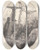 Triptych art skateboard deck of Rembrandt Van Rijn Christ Crucified Between The Two Thieves by Rembrandt Van Rijn (1606-1669)