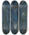 Triptych art skateboard deck of Gino Severini Study For Sea Dancer by Gino Severini (1883-1966)