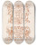 Triptych art skateboard deck of Albert Ilg Allegorien Und Embleme Vol Ii Pl099 by Albert Ilg (1847-1896)