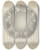 Triptych art skateboard deck of Charles Cullen Silver Bowl_1 by Charles Cullen (20-)
