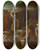 Triptych art skateboard deck of Antonio Gonzlez Velzquez Moses Brings Forth Water Out Of The Rock by Antonio Gonzalez Velazquez (1723-1794)