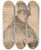 Triptych art skateboard deck of Leon Wyczkowski Jzef Relidzyski Second Lieutenant by Leon Wyczolkowski (1852-1936)