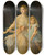 Triptych art skateboard deck of Philip Alexius De Lszl Portrait Of Mrs Claude Leigh And Miss Virginia Leigh by Philip Alexius de Lszl (1869-1937)