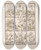 Triptych art skateboard deck of Albert Ilg Allegorien Und Embleme Vol I Pl093 by Albert Ilg (1847-1896)