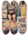 Triptych art skateboard deck of Henrigabriel Ibels Champ De Foire Andre Sumac Dans Ses Boniments by Henri-Gabriel Ibels (1867-1936)