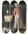 Triptych art skateboard deck of Joseph Bail The Apprentice Joseph Bai by Joseph Bail (1862-1921)