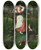 Triptych art skateboard deck of Johann Sperl Im Frhling I by Johann Sperl (1840-1914)