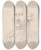 Triptych art skateboard deck of George Dance Portrait Of A Fat Man Head And Shoulders by George Dance (1741-1825)