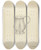 Triptych art skateboard deck of Vincent Carano Silver Mug_2 by Vincent Carano