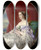 Triptych art skateboard deck of Franz Xaver Winterhalter Empress Eugnie_2 by Franz Xaver Winterhalter (1805-1873)