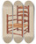 Triptych art skateboard deck of Frank Wenger Armchair_2 by Frank Wenger (20-)