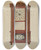 Triptych art skateboard deck of Francis Law Durand Shelf Clock by Francis Law Durand (1935)