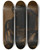 Triptych art skateboard deck of Constant Permeke  Woman At Prayers by Constant Permeke