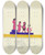 Triptych art skateboard deck of John Elsas Eine Mutter Die Drei Kinder Hat by John Elsas (1851-1935)