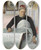 Triptych art skateboard deck of Eva Bonnier The Housekeeper Brita Maria Mussa by Eva Bonnier (1857-1909)