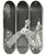 Triptych art skateboard deck of Harry Clarke The Prince Believed He Had Given Her More Wit Than He Had Reserved For Himself by Harry Clarke (1889-1931)