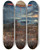 Triptych art skateboard deck of Albrecht Altdorfer The Battle Of Alexander At Issus by Albrecht Altdorfer (1480-1538)