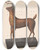 Triptych art skateboard deck of Mina Lowry Figure Of A Deer by Mina Lowry (1894-1942)