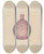 Triptych art skateboard deck of John Dana Glass Cologne Bottle by John Dana (1935)