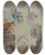 Triptych art skateboard deck of Jacob De Wit Allegory Of Government Wisdom Defeating Discord by Jacob de Wit (1695-1754)