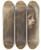 Triptych art skateboard deck of Francis Seymour Haden Portrait Of Arthur by Francis Seymour Haden (1818-1910)