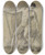 Triptych art skateboard deck of Anton Raphael Mengs Sitzender Mnnlicher Akt Fast Frontal Stab In Der Rechten Niederblickend by Anton Raphael Mengs (1728-1779)