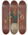 Triptych art skateboard deck of Odilon Redon Bouquet In A Chinese Vase by Odilon Redon (1840-1916)