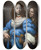 Triptych art skateboard deck of Felice Ficherelli Judith With The Head Of Holofernes by Felice Ficherelli (1603-1660)