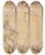 Triptych art skateboard deck of Zygmunt Waliszewski Dianas Bath by Zygmunt Waliszewski (1897-1936)