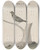 Triptych art skateboard deck of Ren De Rabi Natural History Of Saint Domingue Pl026 by Ren de Rabi (1700-1785)